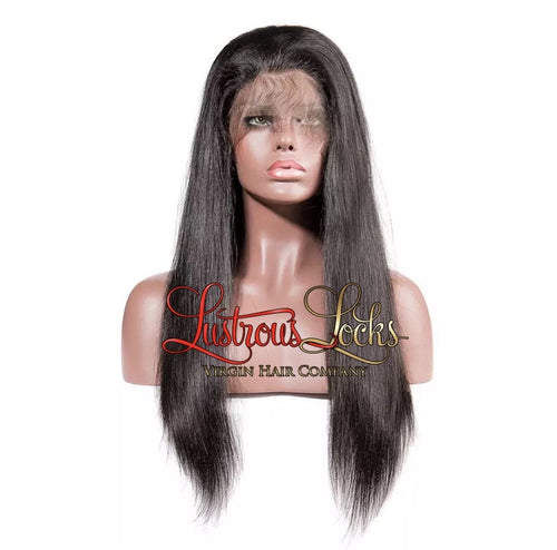 Silky Straight Full Lace Wig - Lustrous Locks Hair Co.